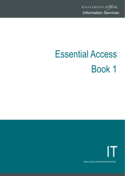 Essential Access Book 1