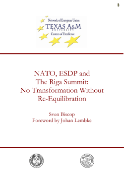 nato and esdp: complementing or competing