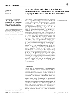 Structural characterization of selenium and selenium
