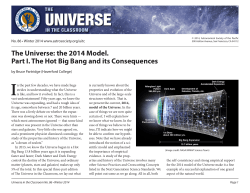 The Universe: the 2014 Model. Part I. The Hot Big Bang and its