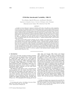 ENSO-like Interdecadal Variability: 1900&ndash;93