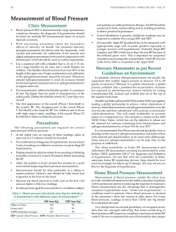 Measurement of Blood Pressure
