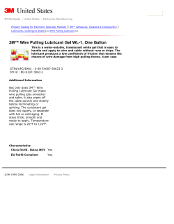 3M™ Wire Pulling Lubricant Gel WL-1, One Gallon