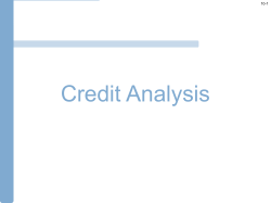 FSA 3 Credit Analysis