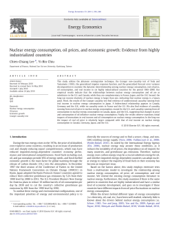 Nuclear energy consumption, oil prices, and economic growth