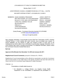Agenda PDF - Los Angeles City Clerk