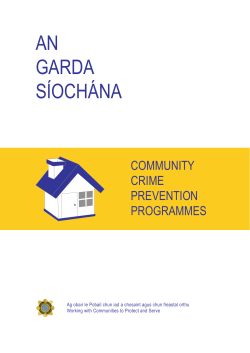 Community Crime Prevention Programmes