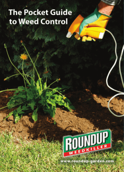Roundup (Weedkiller) Pocket Guide