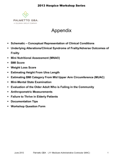 Appendix - Palmetto GBA