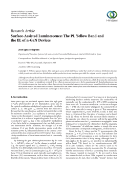 Surface-Assisted Luminescence: The PL Yellow Band and the EL of