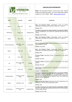 please review more lime-related projects