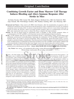 Combining Growth Factor and Bone Marrow Cell Therapy Induces