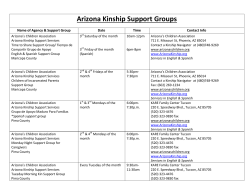 Arizona Kinship Support Groups