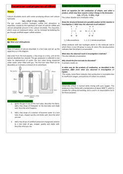 Preparation and properties of ethyne