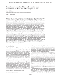 Dynamics and energetics of the cloudy boundary layer in