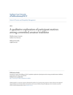A qualitative exploration of participant motives among committed