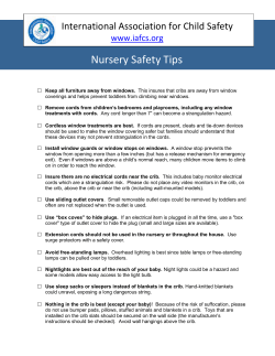 Nursery Safety Tips - International Association for Child Safety