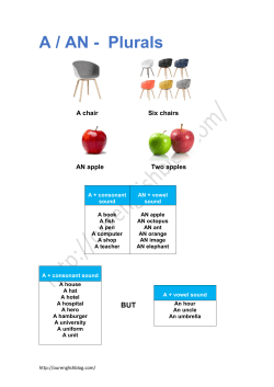 Plurals - Our English Blog