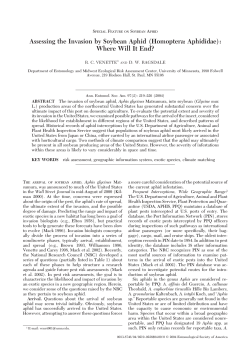 Special Feature On Soybean Aphid