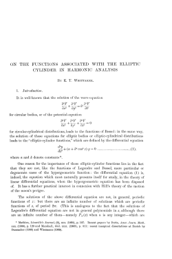 on the functions associated with the elliptic cylinder in harmonic
