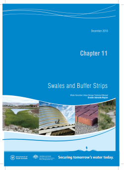 Swales and Buffer Strips Chapter 11