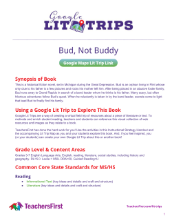 Bud, Not Buddy - TeachersFirst