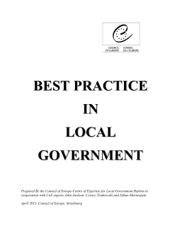 best practice in local government