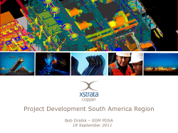 Project Development South America Region