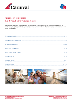 Bon Voyage Brochure - carnivalcruiseline.ch