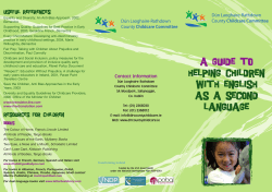 A Guide to Helping Children with English as a Second Language