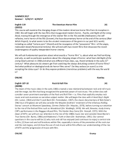 Summer 2017 - Lehigh`s English Department