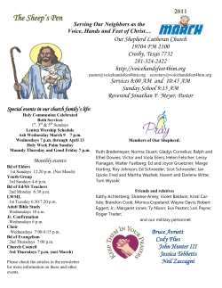 The Sheep`s Pen - Our Shepherd Lutheran Church