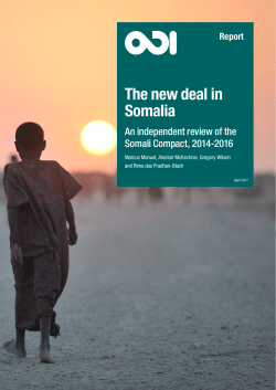 The new deal in Somalia