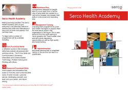 Serco Health Academy - GMB Plymouth Health Branch