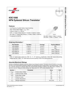 KSC1008YTA_Q Datasheet