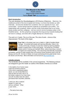 The Wound in the Water