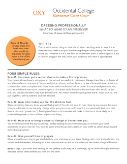 DRESSING PROFESSIONALLY WHAT TO WEAR TO AN