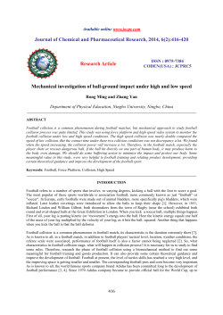 Mechanical investigation of ball-ground impact under high and low