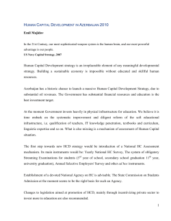 1 Emil Majidov Human Capital Development