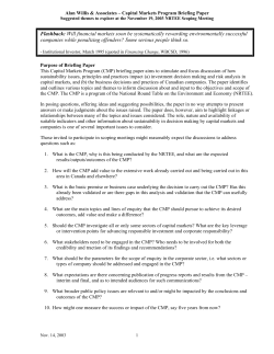 Flashback: Will financial markets soon be systematically rewarding