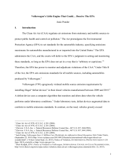 1 Volkswagen`s Little Engine That Could&hellip; Deceive The EPA Janie