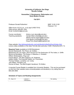Syllabus - UCSD Philosophy - University of California San Diego