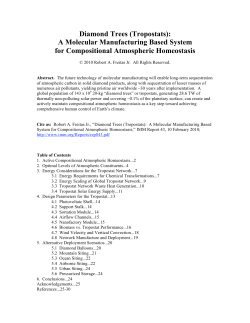 Diamond Trees - Institute for Molecular Manufacturing