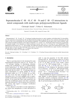 Supramolecular CГ/H/444/O, CГ/H/444/N and CГ/H/444/Cl