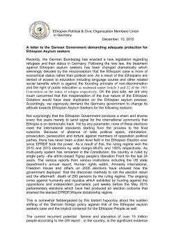 A letter to the German Government demanding adequate protection