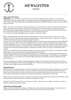 26th June - Castleton Community Primary School