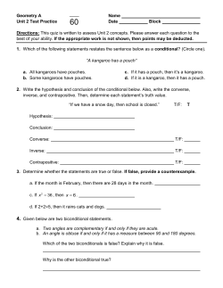 Geometry A - Gull Lake Community Schools