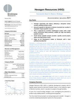 READ MORE - Hexagon Resources
