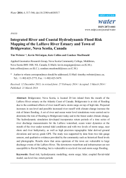 Integrated River and Coastal Hydrodynamic Flood Risk