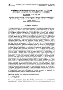 a comparison between of sodium methoxide and sodium hydroxide